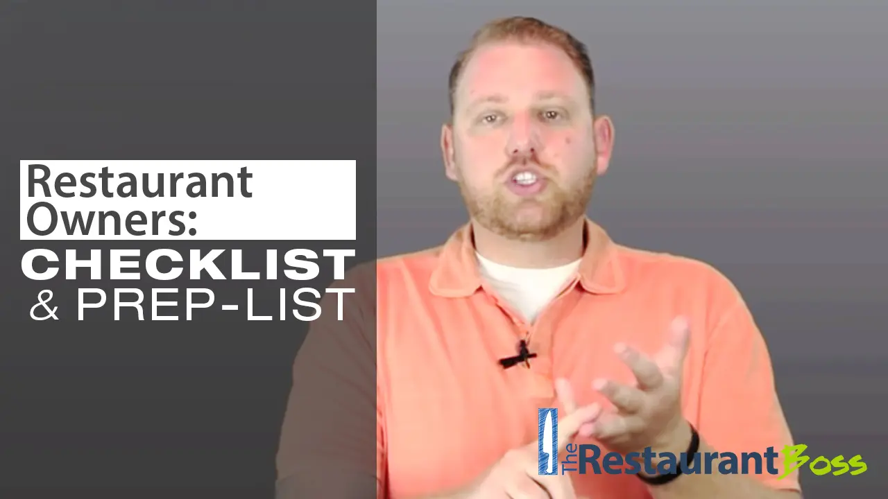Restaurant Owners:  If you are not using Checklist & Prep-list you are losing money…