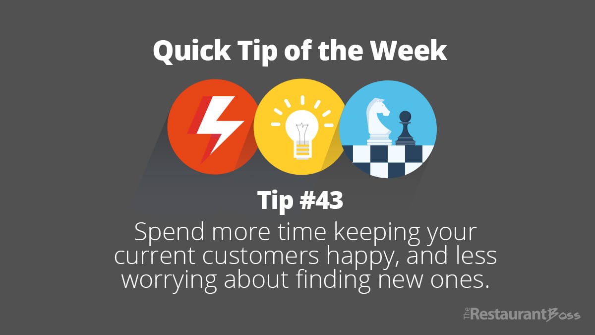 Spend more time keeping your current customers happy, and less worrying about finding new ones.