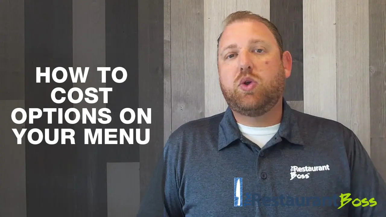 How to Cost Options on Your Menus